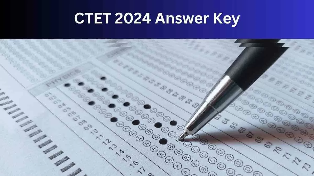 ctet answer key 2024