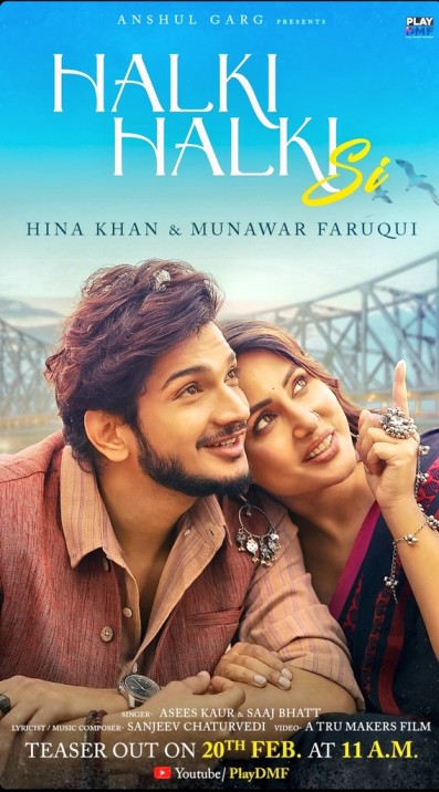 Halki Halki Si Song Poster Out 