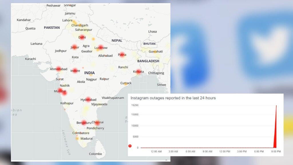 Instagram and Facebook Down Access Globe 
